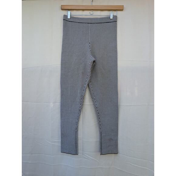 BCBG MAXAZRIA Women's Mars Houndstooth Jacquard Legging Sz M Black Combo Revolve - Picture 2 of 7